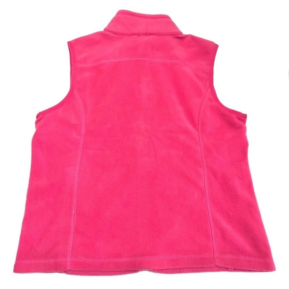 Vineyard Vines Pink Coral Fleece Vest Size Youth Large - Picture 5 of 7